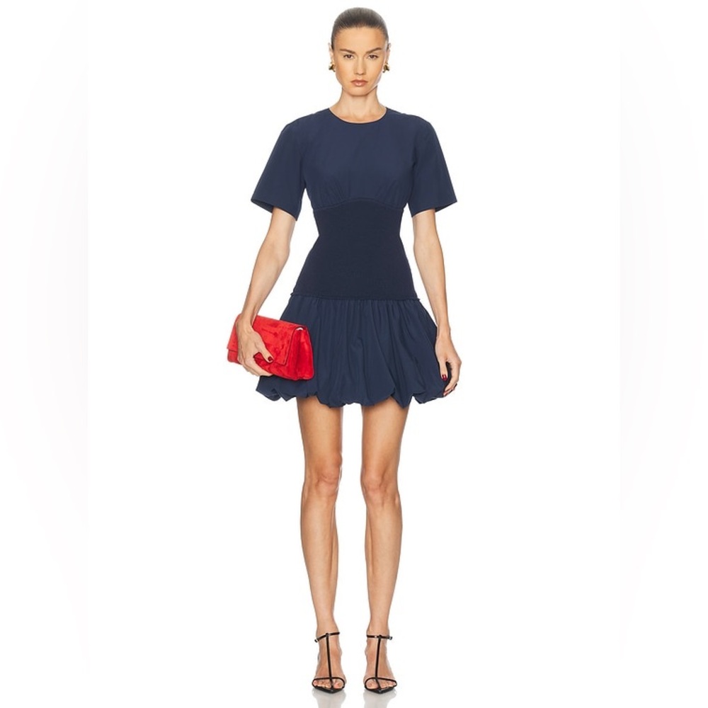 SIMKHAI Libbie Mini Dress in Midnight / Navy Blue Size XS